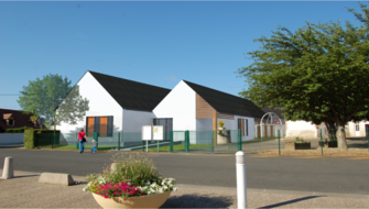 CONSTRUCTION DE L’ECOLE MATERNELLE  DE MONTHOU SUR BIEVRE 